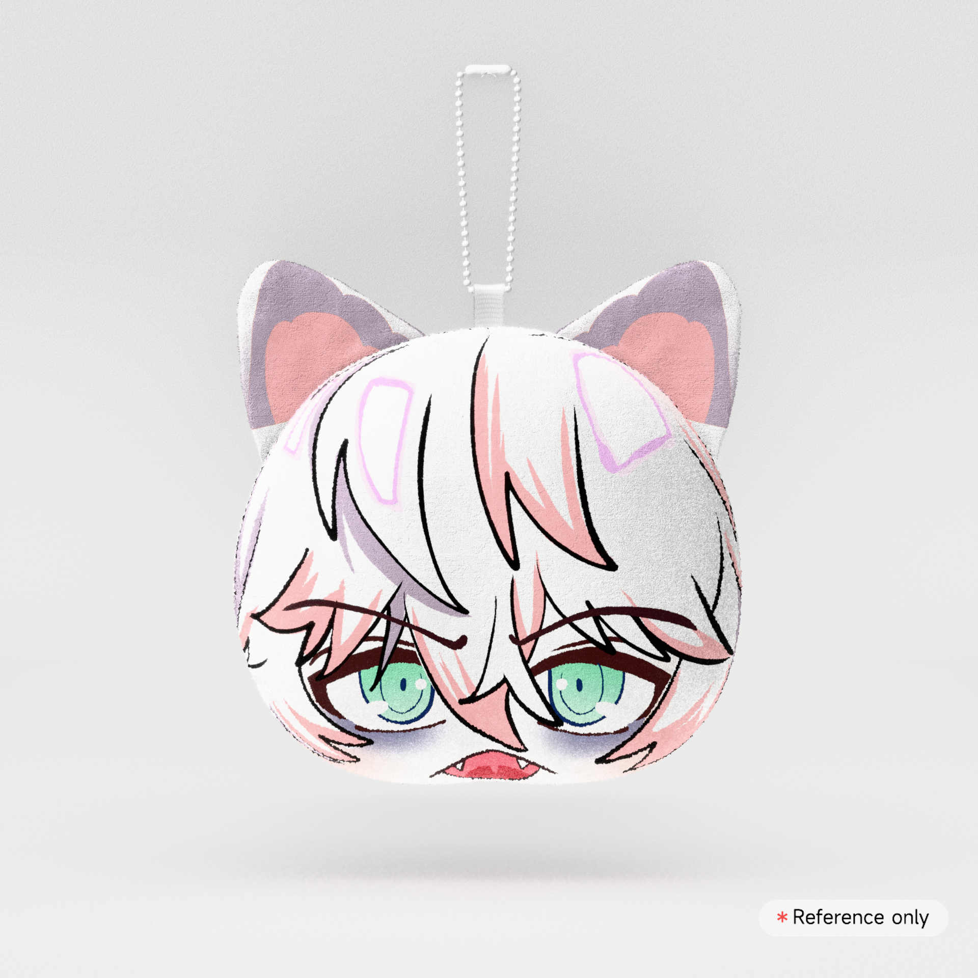 Saeran Kitty Mochi Keychain