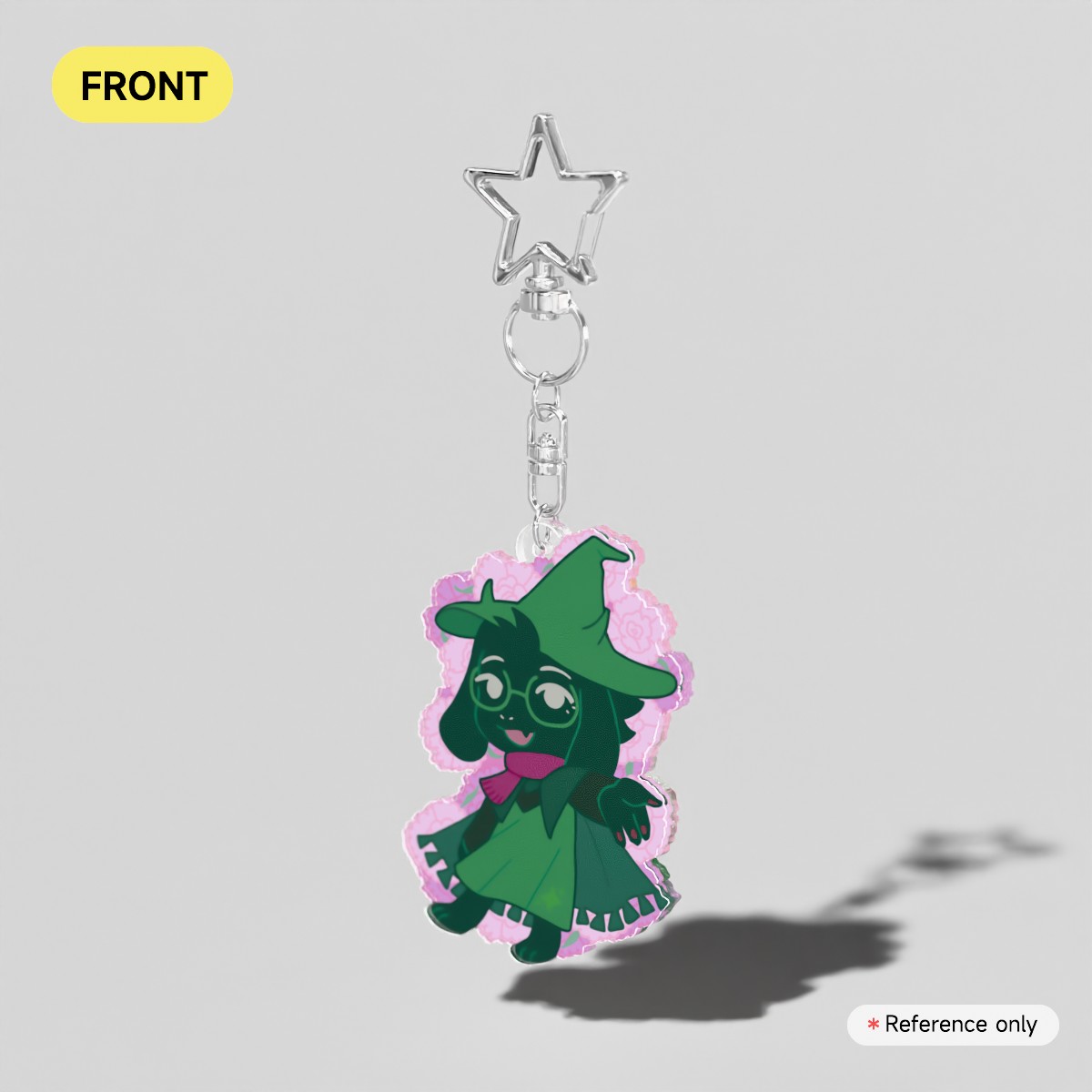 Ralsei/Deltarune Double-sided Acrylic Keychain