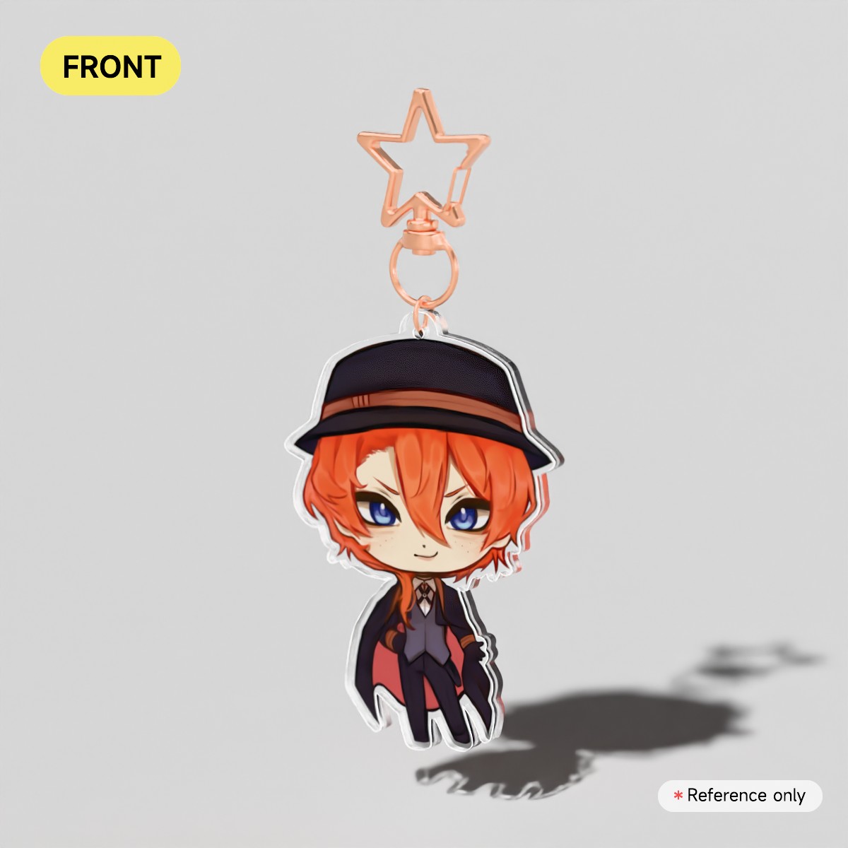 BSD Chuuya double sided acrylic keychain