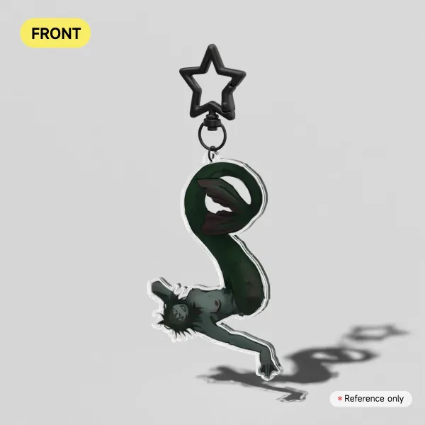 Siren Clear Acrylic Keychains