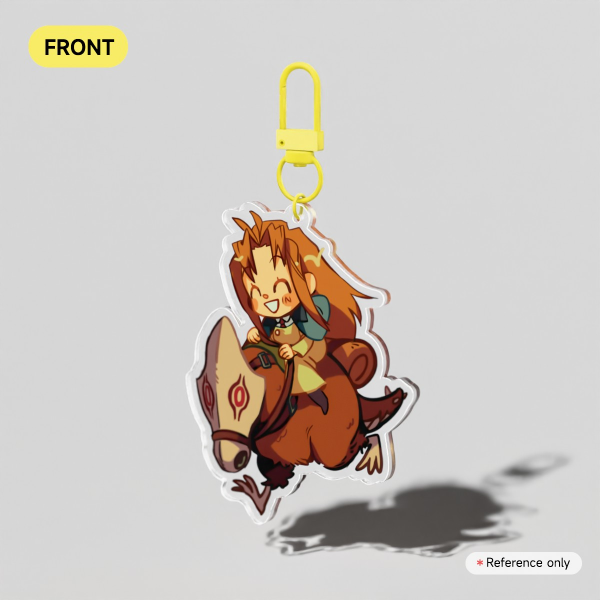 Milly Thompson Clear Acrylic Keychains