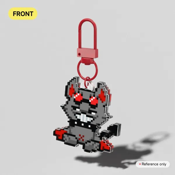 PIXEL CRUNCHIE - HEARTLESS PROJECT - Full Bleed Acrylic Keychains