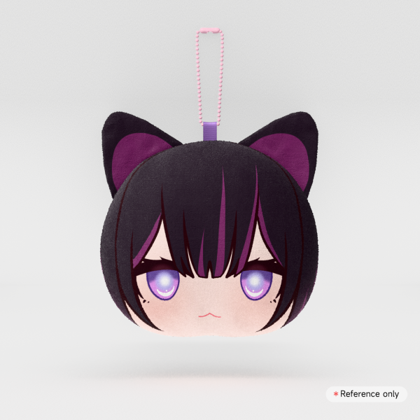 Columbina Mochi Face Plush Keychain