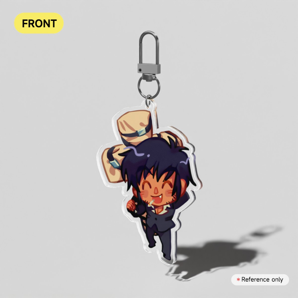 Nicholas D. Wolfwood Clear Acrylic Keychains