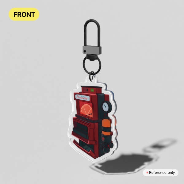 Dispenser Clear Acrylic Keychains