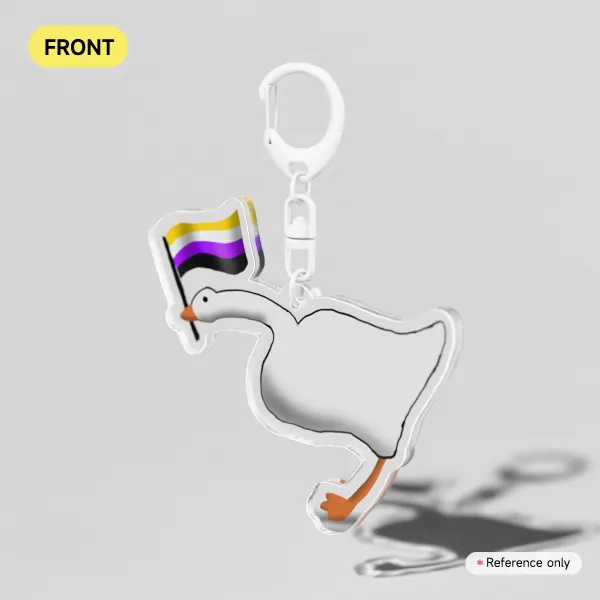 Goose Flag: Nonbinary Pride