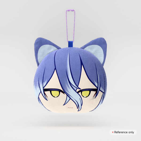 Flins Mochi Face Plush Keychain