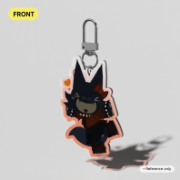 Cuteness Aggression Kiki Acrylic Keychains