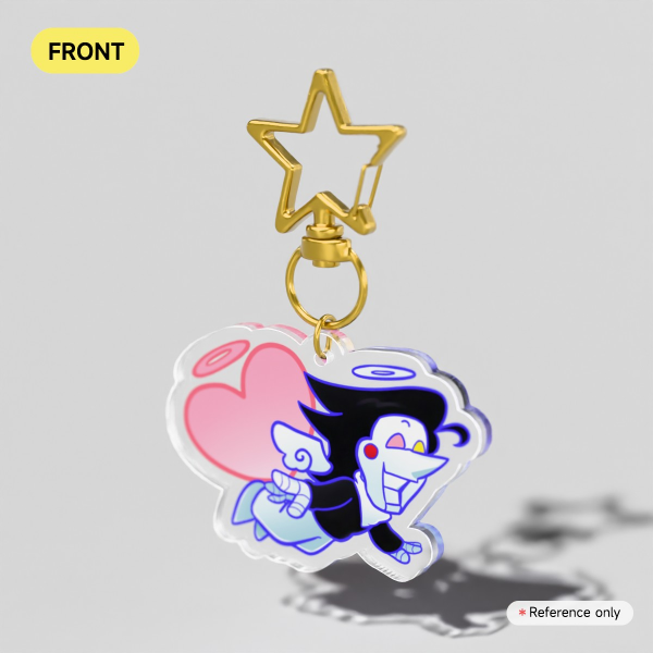 Angel Spamton Clear Acrylic Keychain