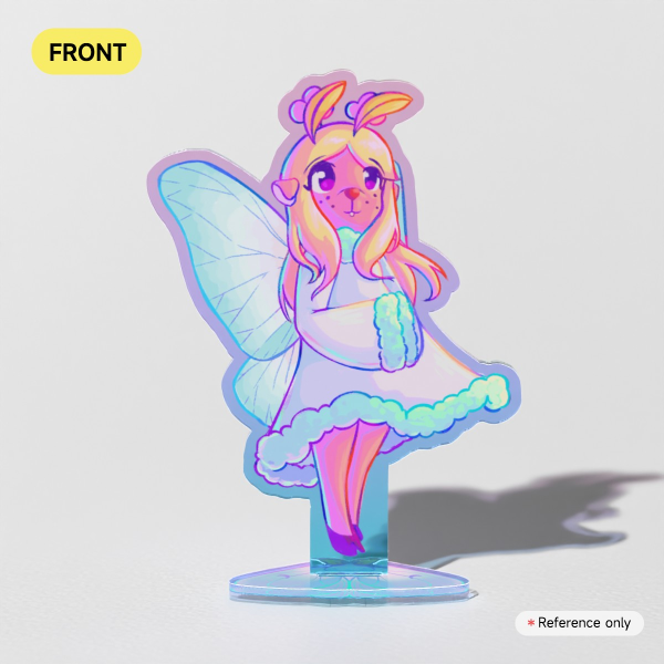 Moth Noelle acrylic standee