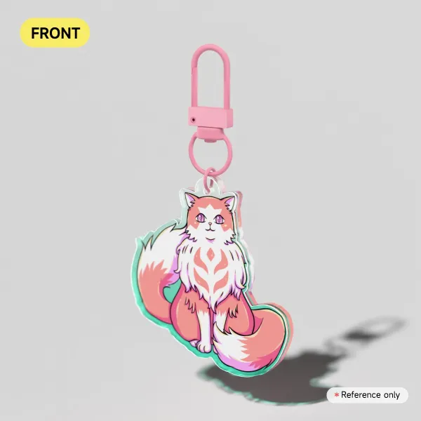 Acrylic Keychain - Mama Nyan (Cat, Neko) from Neko to Ryuu / The Cat And The Dragon