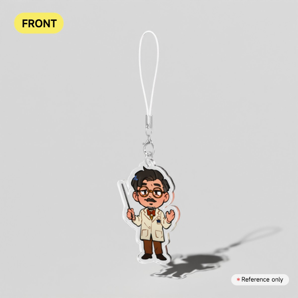 [CONTROL - Casper Darling] Clear Acrylic Keychains