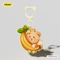 Banana Cat! Acrylic Keychain