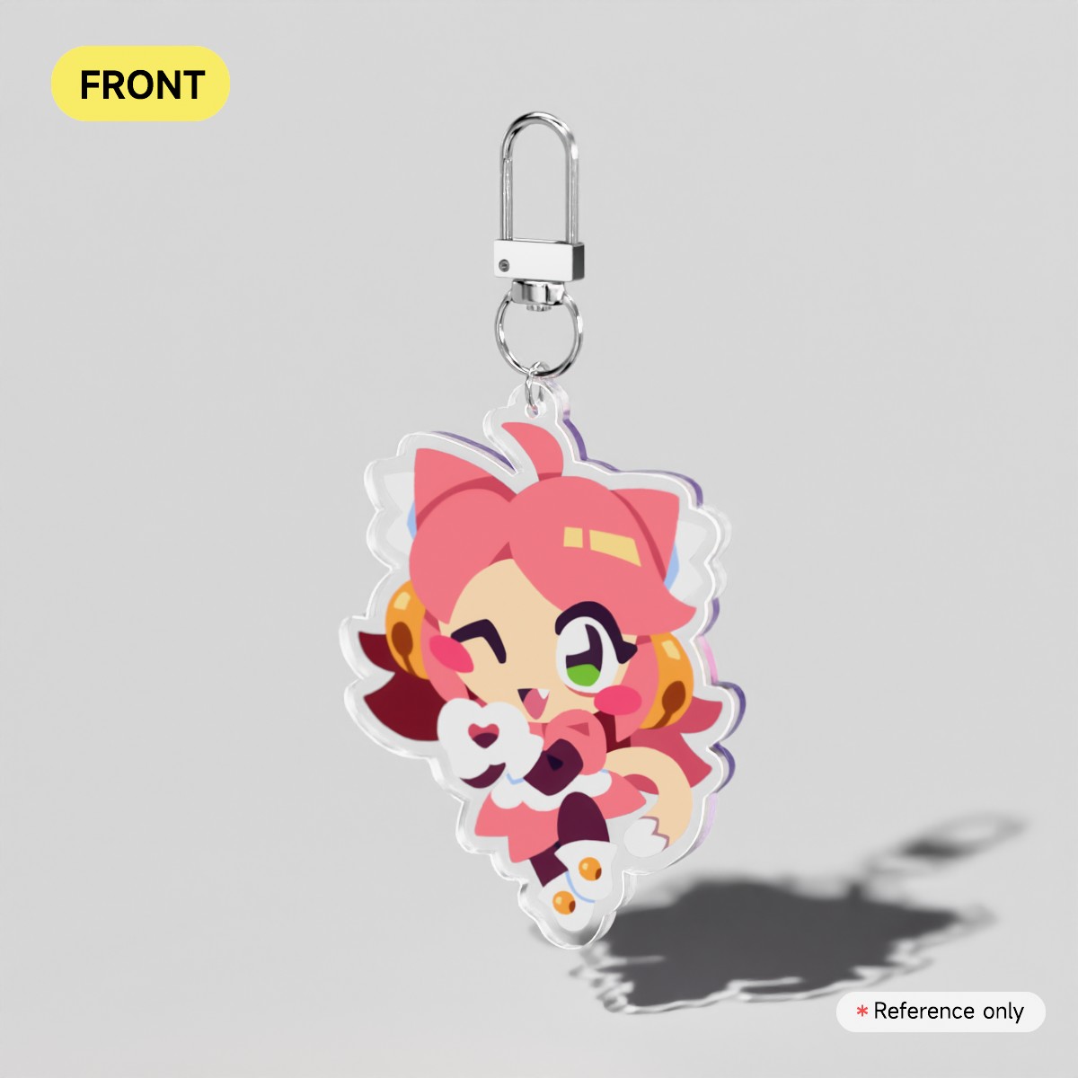 Pink / Mew Mew Acrylic Keychain