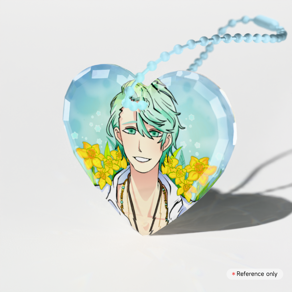 V Gemstone Keychains