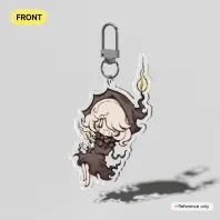 Matchstick Acrylic Keychain