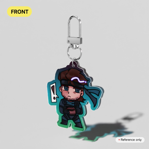 Snake Clear Acrylic Keychains