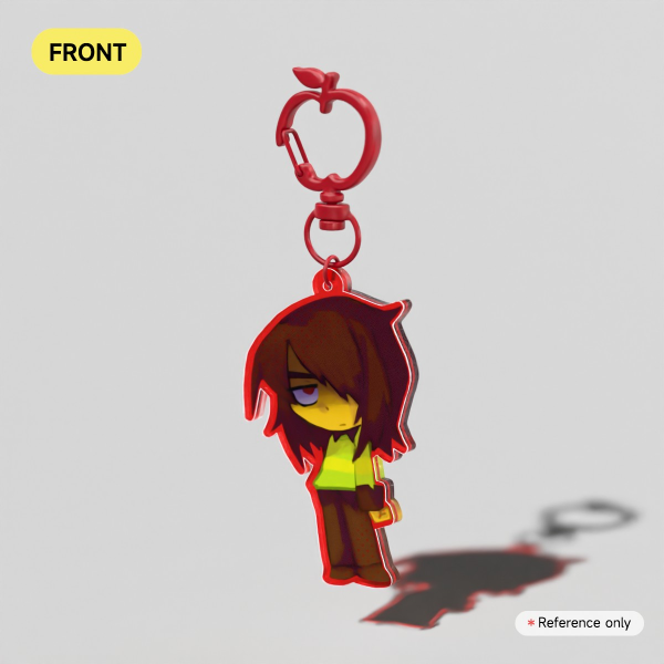 Deltarune- Kris Clear Acrylic Charm