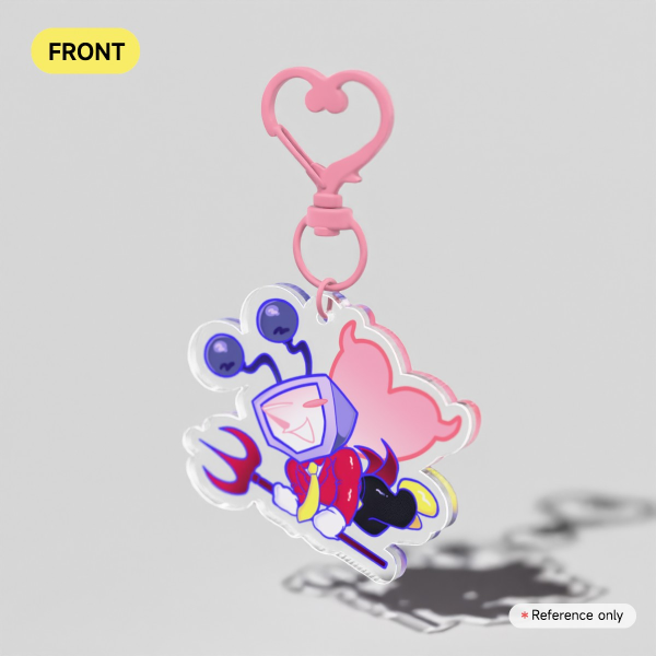 Tenna Clear Acrylic Keychain