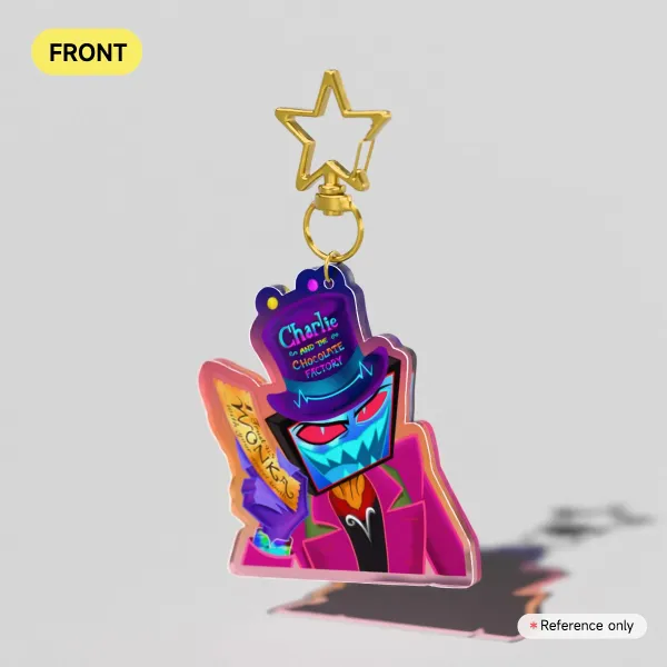 (2.4'') Vox Wonka Colored Edge Acrylic Keychain