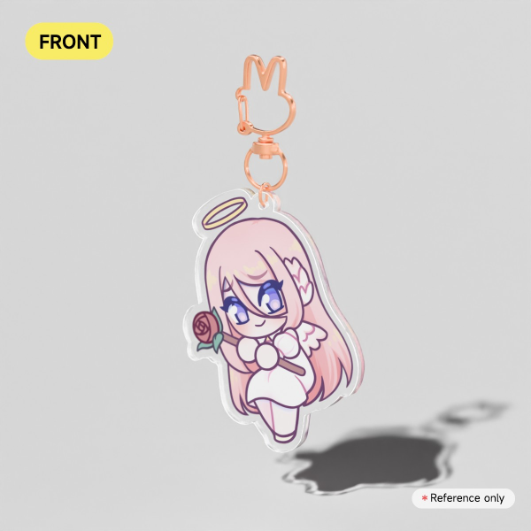 Angel Mage - Clear Acrylic Keychain