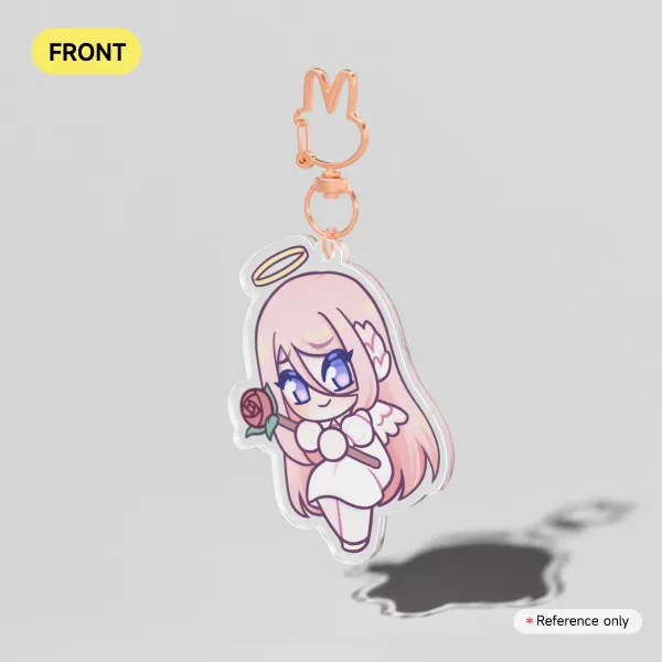 Angel Mage - Clear Acrylic Keychain