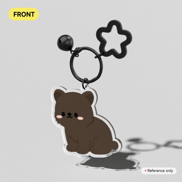 Black Panther Clear Acrylic Keychains