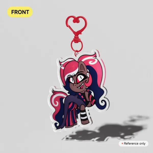 Velvette Keychain - Hazbin X MLP
