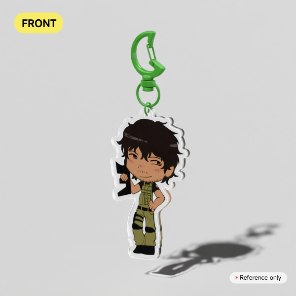 Carlos Oliveira Resident Evil 3 Chibi Keychain (Medium)