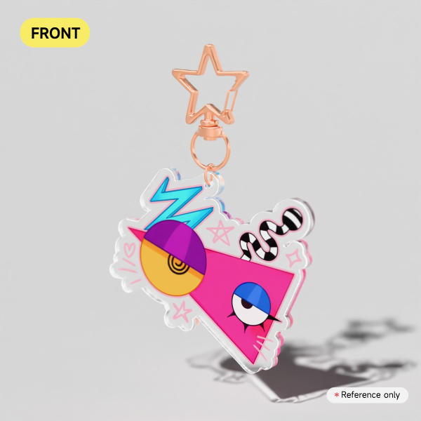Zooble Head Acrylic Keychain (1/2)