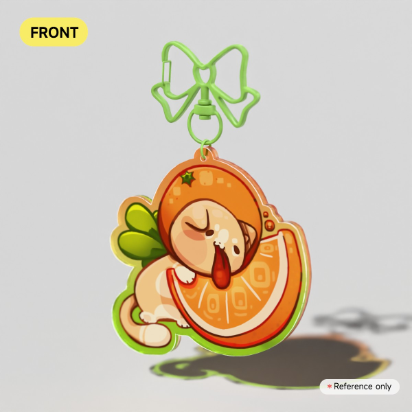 Orange Cat! Acrylic Keychain
