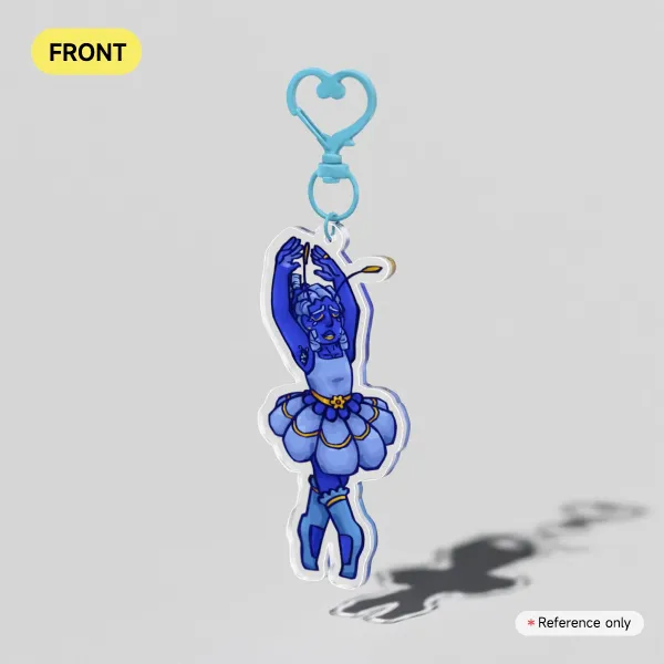 Blue Deltarune Keychain