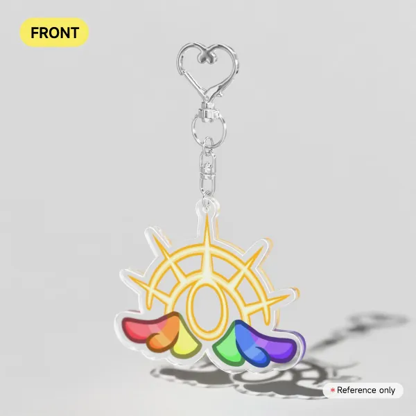 Heaven Pride Acrylic Keychain