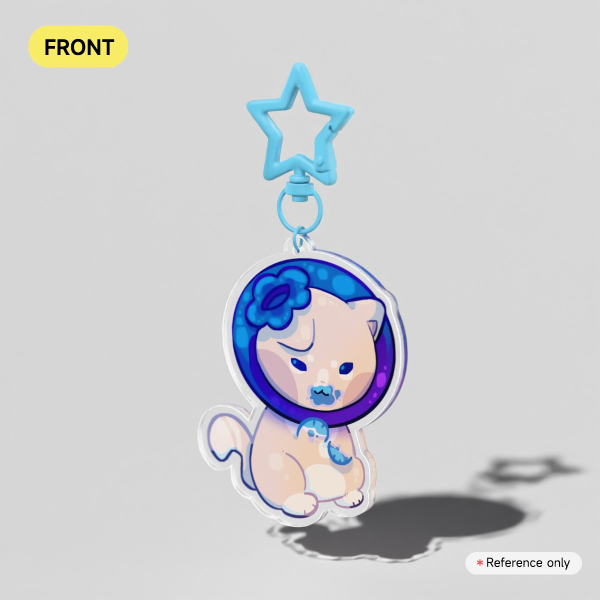 Blueberry Cat! Acrylic Keychains