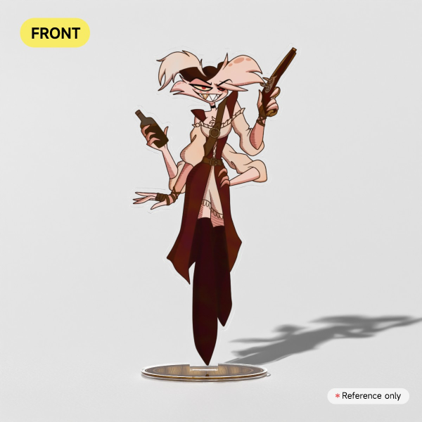 Hazbin Hotel Pirates | Pirate Angel Dust - Clear Acrylic Standees