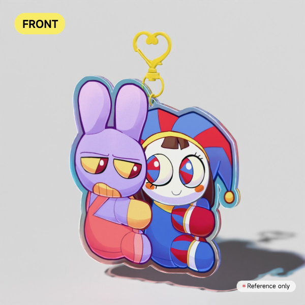 FunnyBunny |  Colored Edge Acrylic Keychains