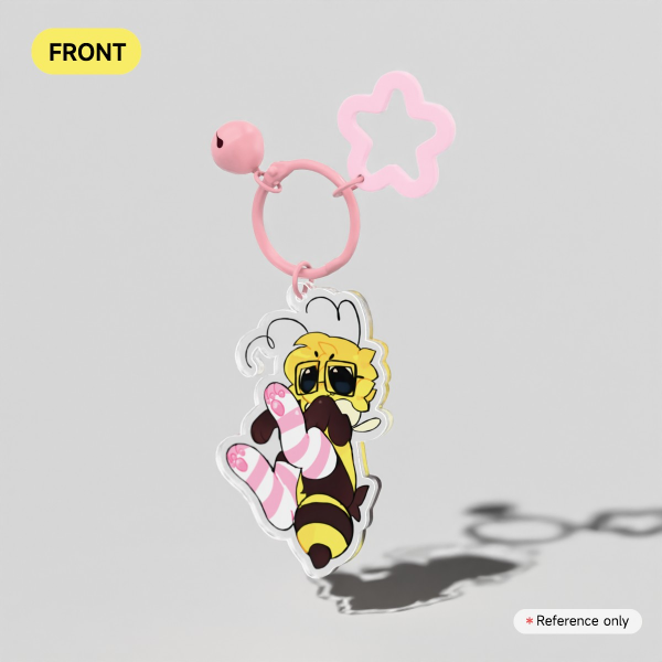 Cutesy Barp Clear Acrylic Keychains