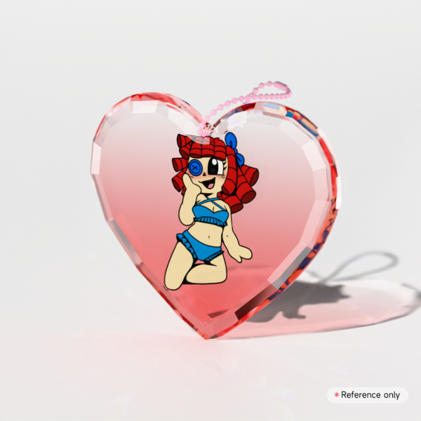 ragatha Gemstone Thick Acrylic Block Keychain