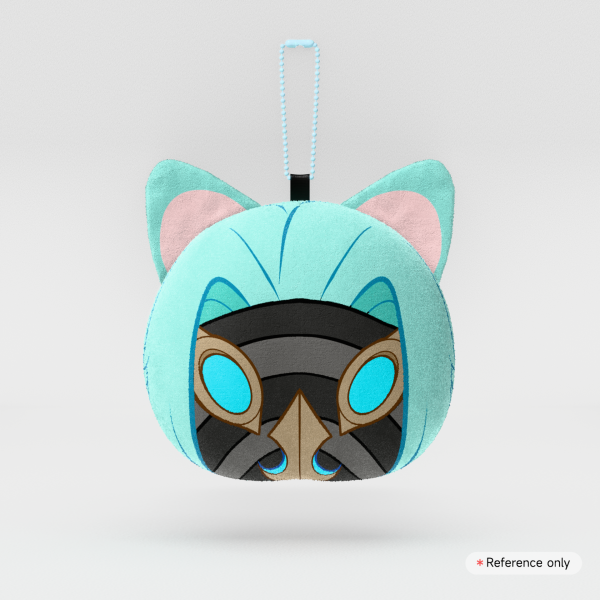 Dottore Mochi Face Plush Keychain