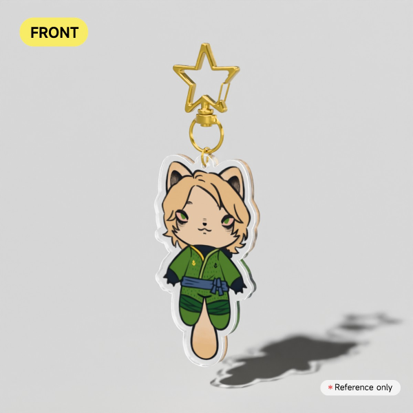 Lloyd Cat Clear Acrylic Keychains