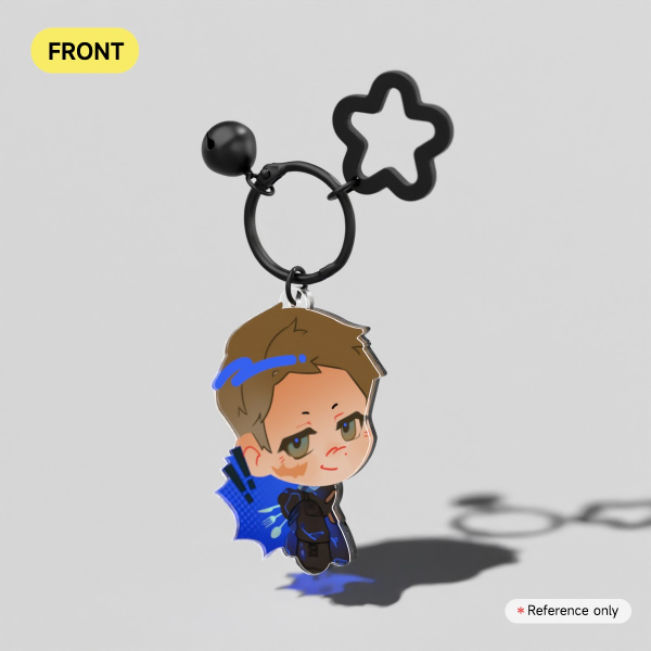 Bullseye Acrylic Keychain
