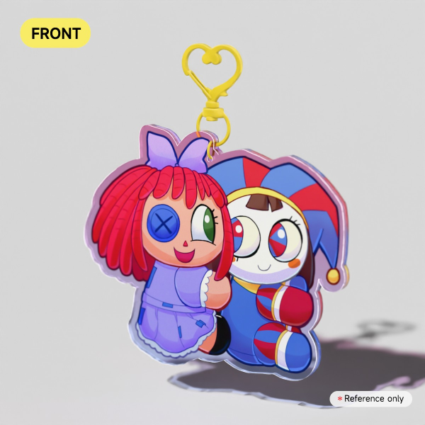 Jesterdoll Hug Pals |  Colored Edge Acrylic Keychains