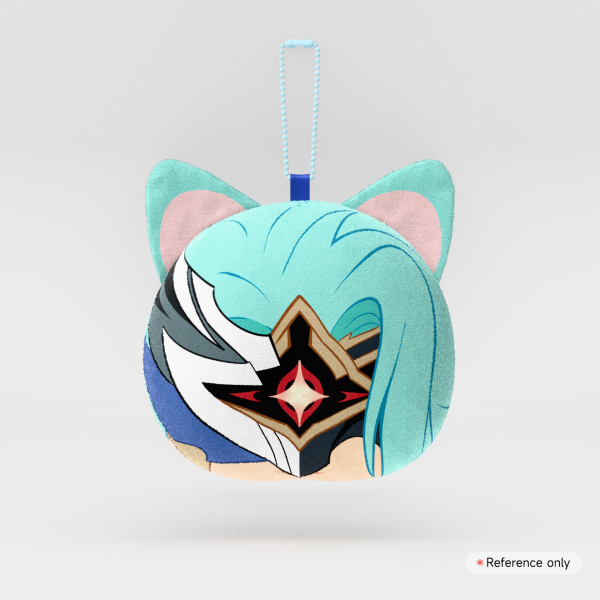 Dottore Mochi Face Plush Keychain
