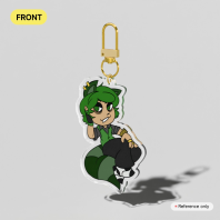 Pecan Acrylic Charm