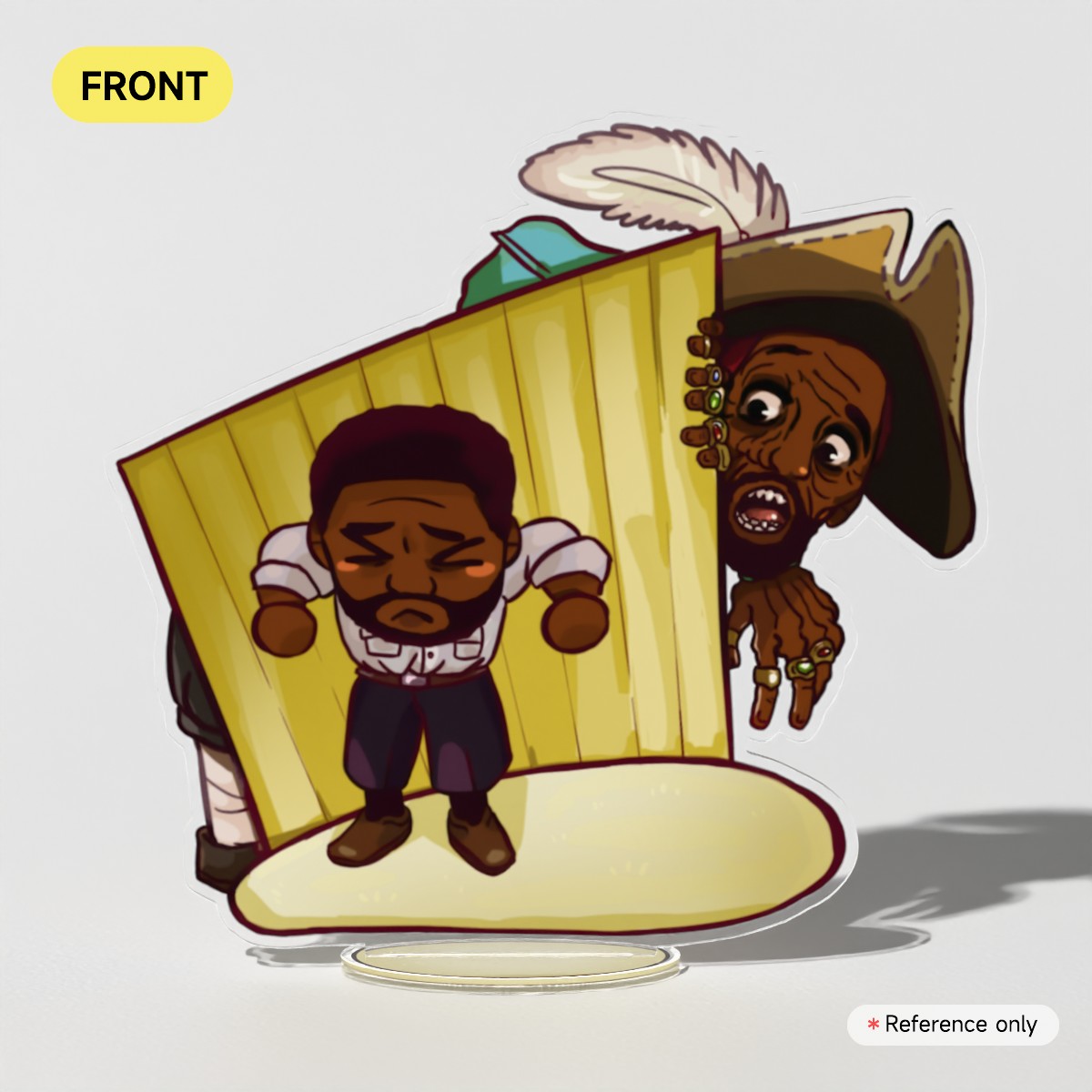 Double sided Backrooms Captain clark's and Mary Kline's Adventure Acrylic Standee