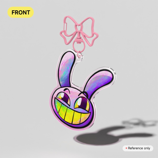 Jax Single-side Rounding Acrylic Keychain