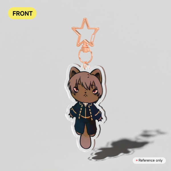 Sogo Cat Clear Acrylic Keychains