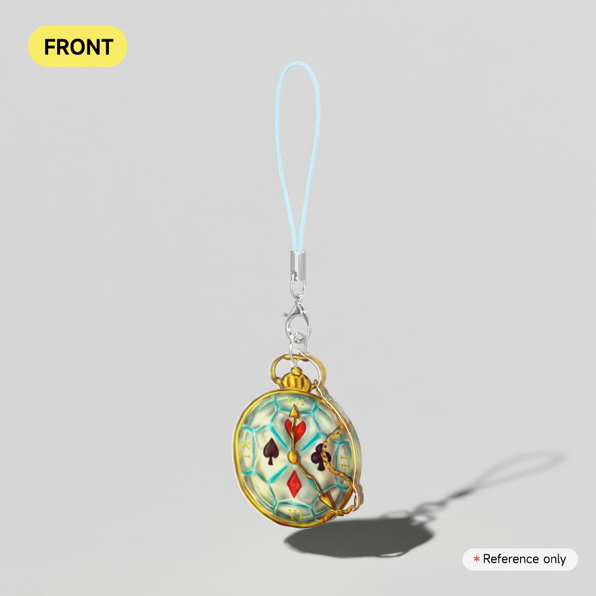 Pocketwatch phone charm