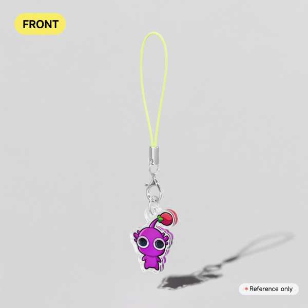 Purple Pikmin Acrylic Charm