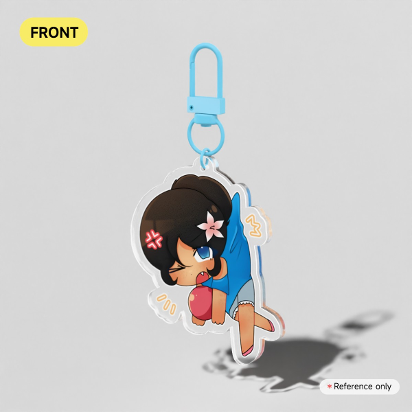 Sisa Clear Acrylic Keychain